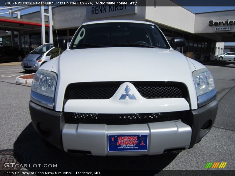 Arctic White / Slate Gray 2006 Mitsubishi Raider DuroCross Double Cab 4x4