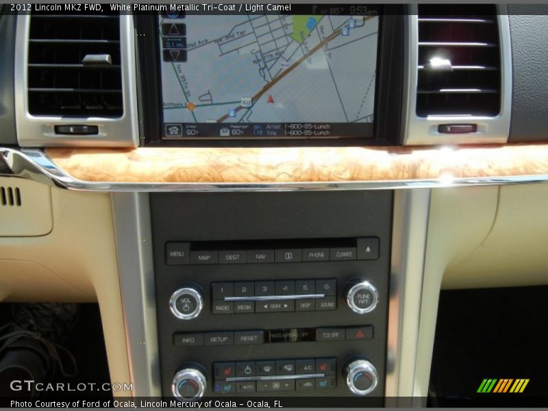 White Platinum Metallic Tri-Coat / Light Camel 2012 Lincoln MKZ FWD