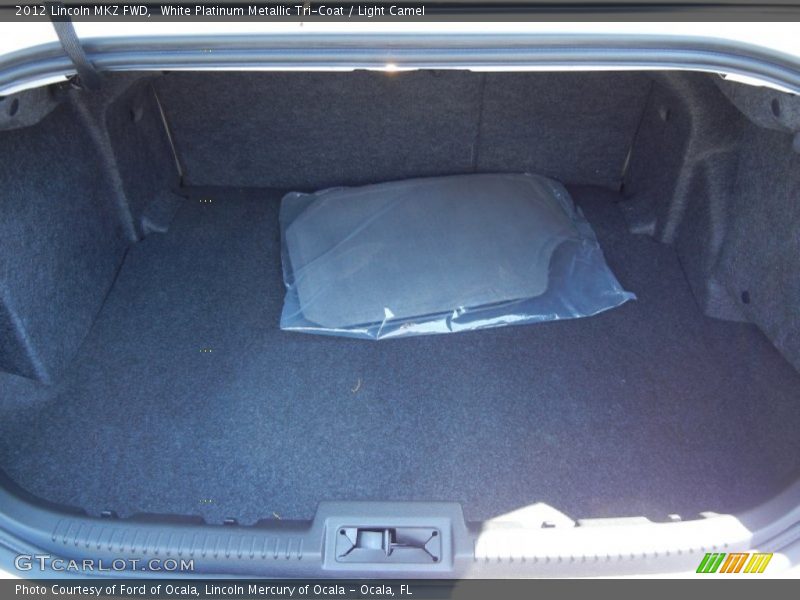 White Platinum Metallic Tri-Coat / Light Camel 2012 Lincoln MKZ FWD