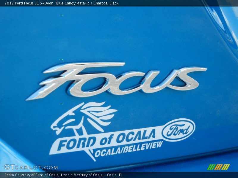 Blue Candy Metallic / Charcoal Black 2012 Ford Focus SE 5-Door