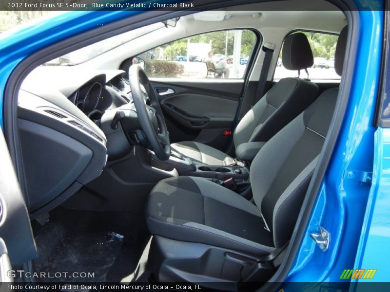 Blue Candy Metallic / Charcoal Black 2012 Ford Focus SE 5-Door