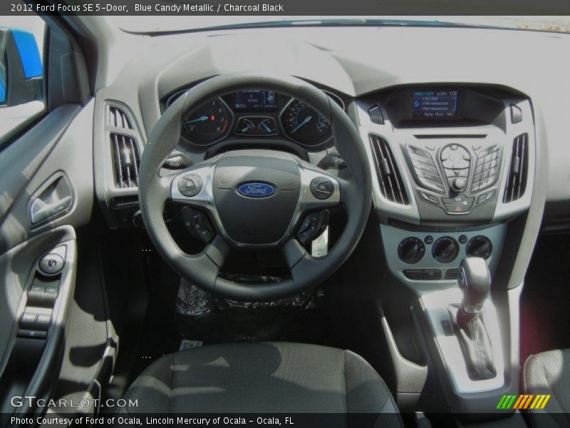 Blue Candy Metallic / Charcoal Black 2012 Ford Focus SE 5-Door