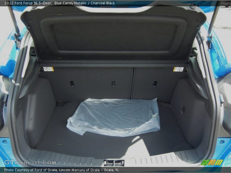 Blue Candy Metallic / Charcoal Black 2012 Ford Focus SE 5-Door