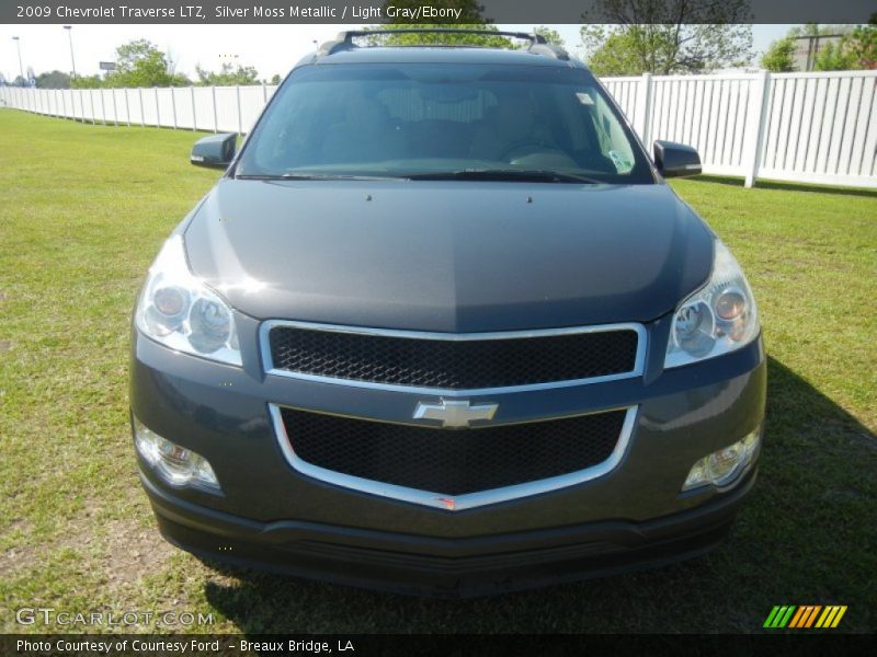 Silver Moss Metallic / Light Gray/Ebony 2009 Chevrolet Traverse LTZ