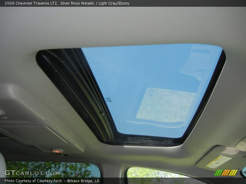 Silver Moss Metallic / Light Gray/Ebony 2009 Chevrolet Traverse LTZ