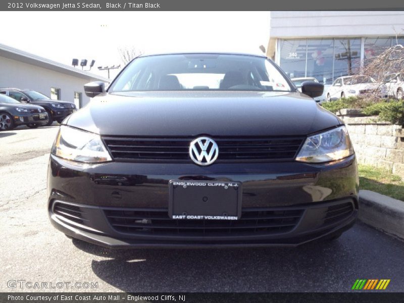 Black / Titan Black 2012 Volkswagen Jetta S Sedan