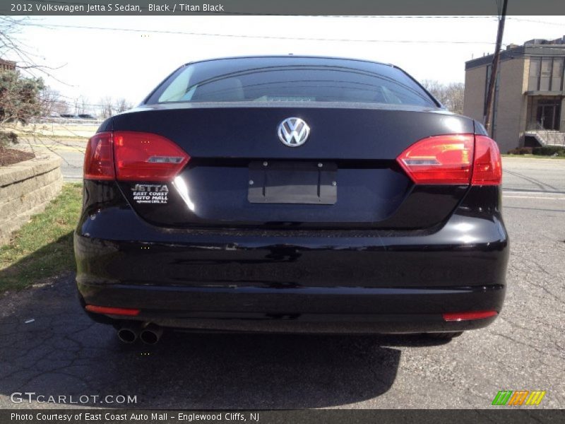 Black / Titan Black 2012 Volkswagen Jetta S Sedan