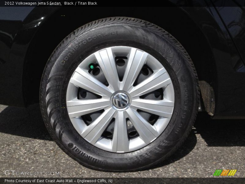 Black / Titan Black 2012 Volkswagen Jetta S Sedan