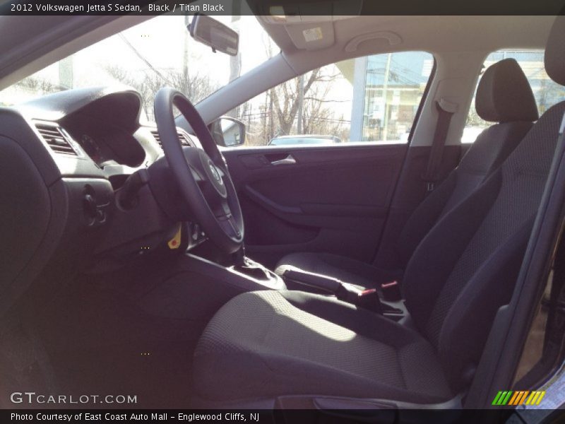 Black / Titan Black 2012 Volkswagen Jetta S Sedan