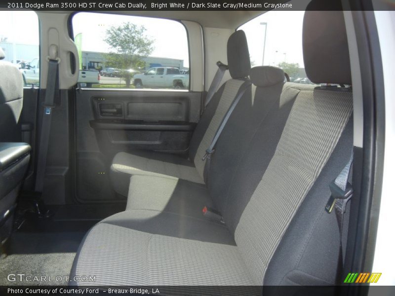 Bright White / Dark Slate Gray/Medium Graystone 2011 Dodge Ram 3500 HD ST Crew Cab Dually