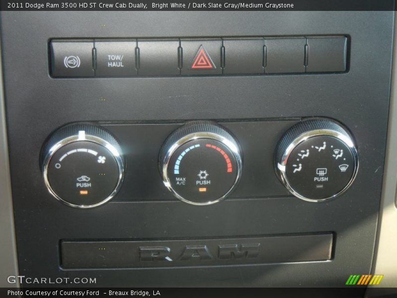Bright White / Dark Slate Gray/Medium Graystone 2011 Dodge Ram 3500 HD ST Crew Cab Dually