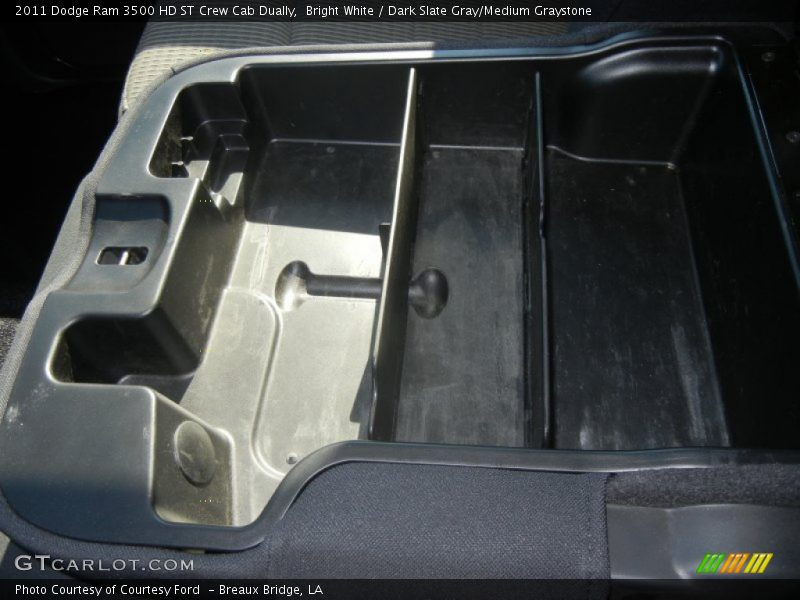 Bright White / Dark Slate Gray/Medium Graystone 2011 Dodge Ram 3500 HD ST Crew Cab Dually
