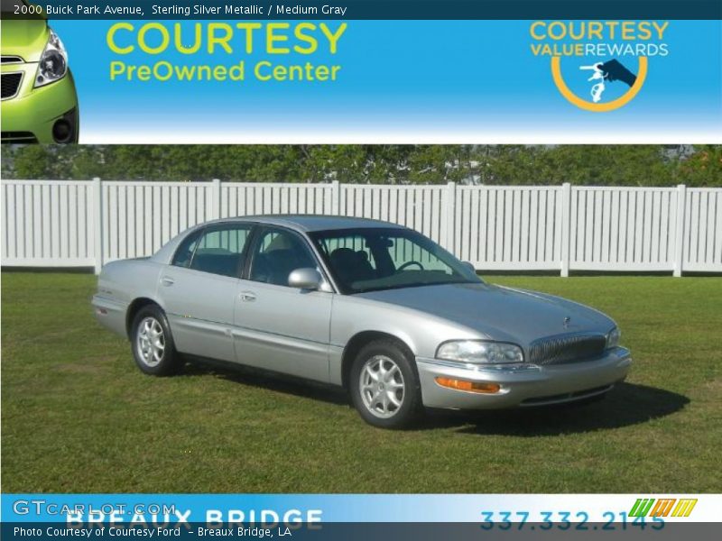 Sterling Silver Metallic / Medium Gray 2000 Buick Park Avenue