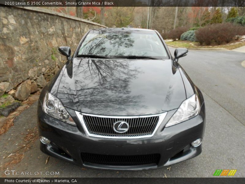 Smoky Granite Mica / Black 2010 Lexus IS 350C Convertible