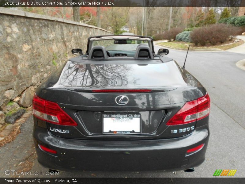 Smoky Granite Mica / Black 2010 Lexus IS 350C Convertible