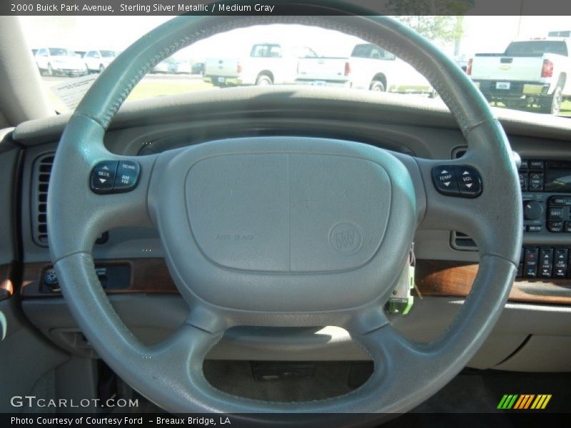 Sterling Silver Metallic / Medium Gray 2000 Buick Park Avenue