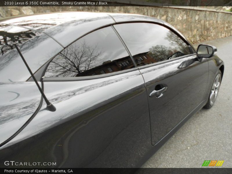 Smoky Granite Mica / Black 2010 Lexus IS 350C Convertible