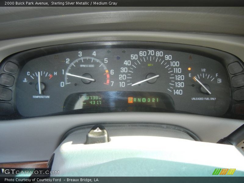 Sterling Silver Metallic / Medium Gray 2000 Buick Park Avenue