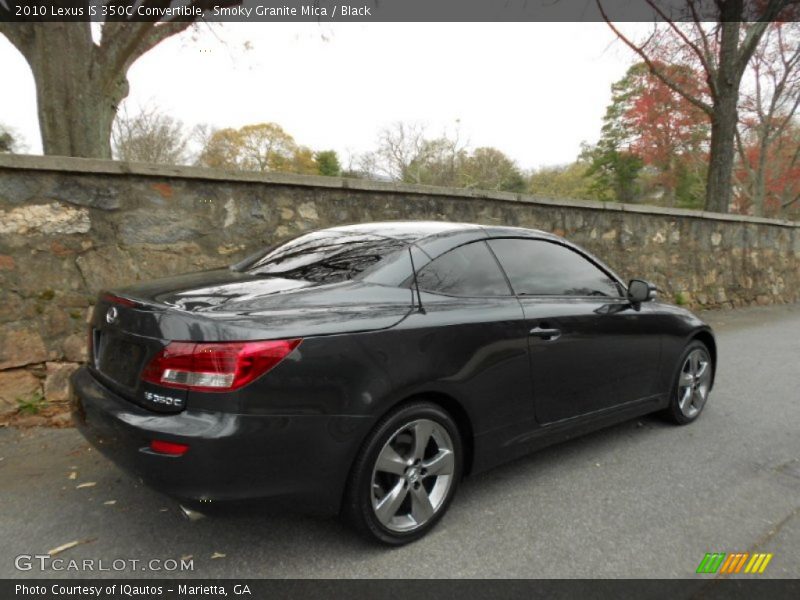 Smoky Granite Mica / Black 2010 Lexus IS 350C Convertible