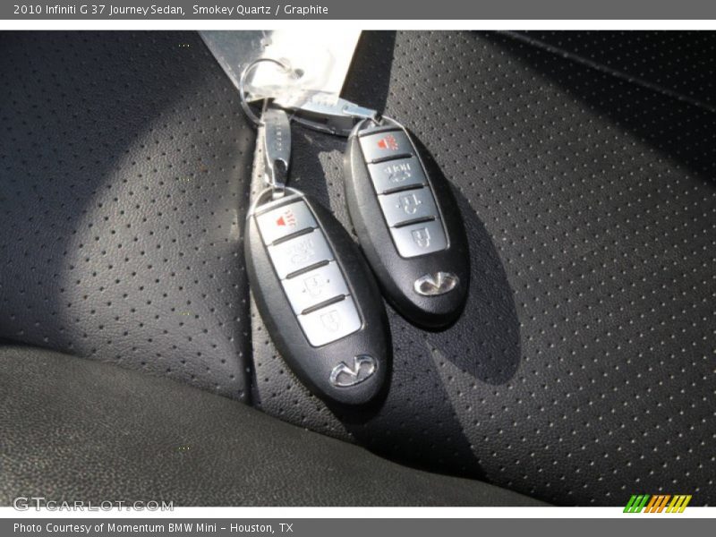 Smokey Quartz / Graphite 2010 Infiniti G 37 Journey Sedan