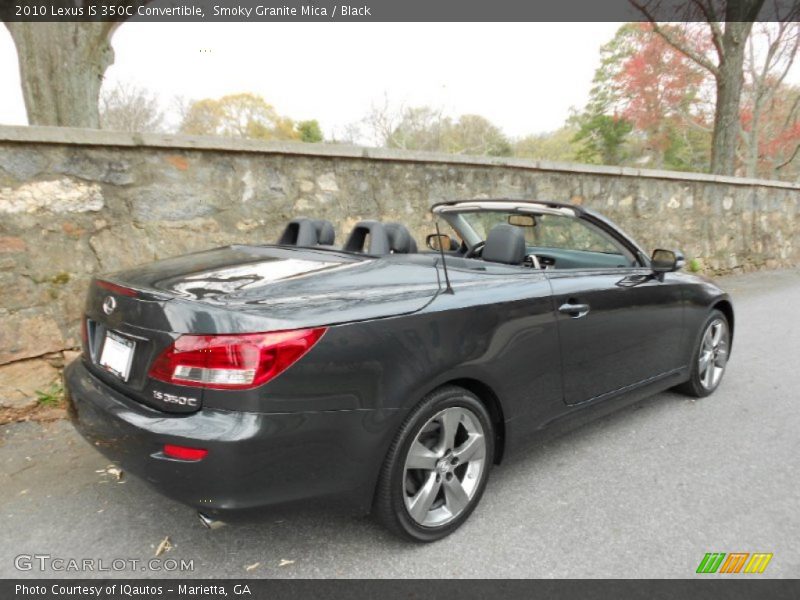 Smoky Granite Mica / Black 2010 Lexus IS 350C Convertible