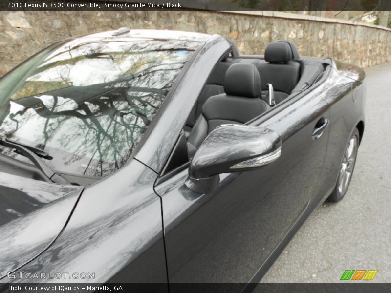 Smoky Granite Mica / Black 2010 Lexus IS 350C Convertible