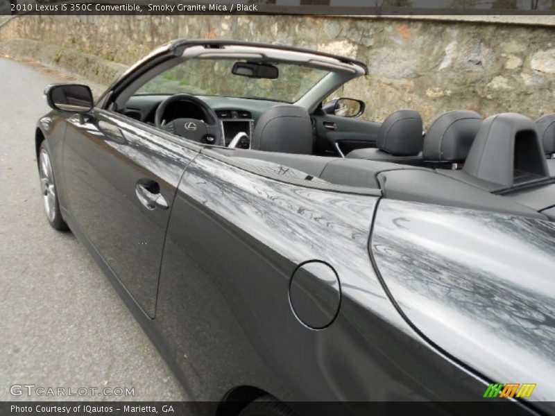 Smoky Granite Mica / Black 2010 Lexus IS 350C Convertible