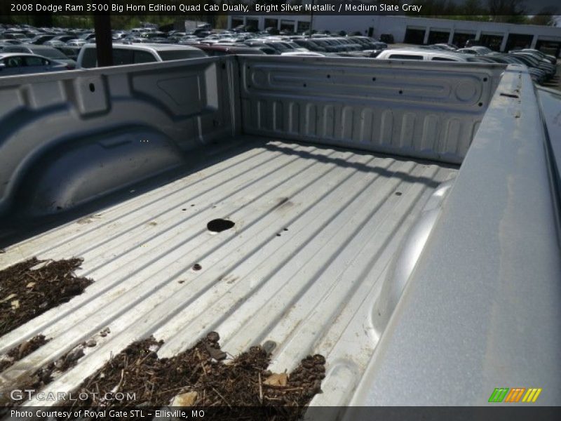 Bright Silver Metallic / Medium Slate Gray 2008 Dodge Ram 3500 Big Horn Edition Quad Cab Dually
