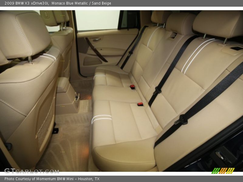 Monaco Blue Metallic / Sand Beige 2009 BMW X3 xDrive30i