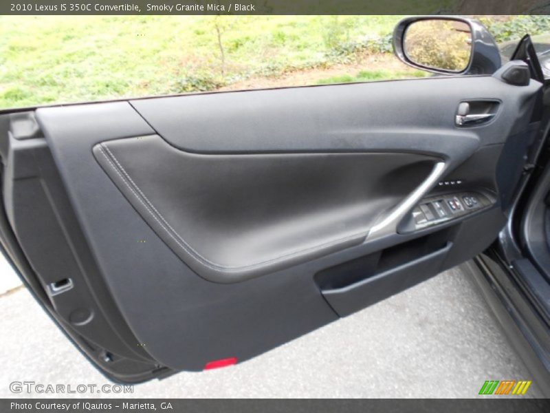 Smoky Granite Mica / Black 2010 Lexus IS 350C Convertible