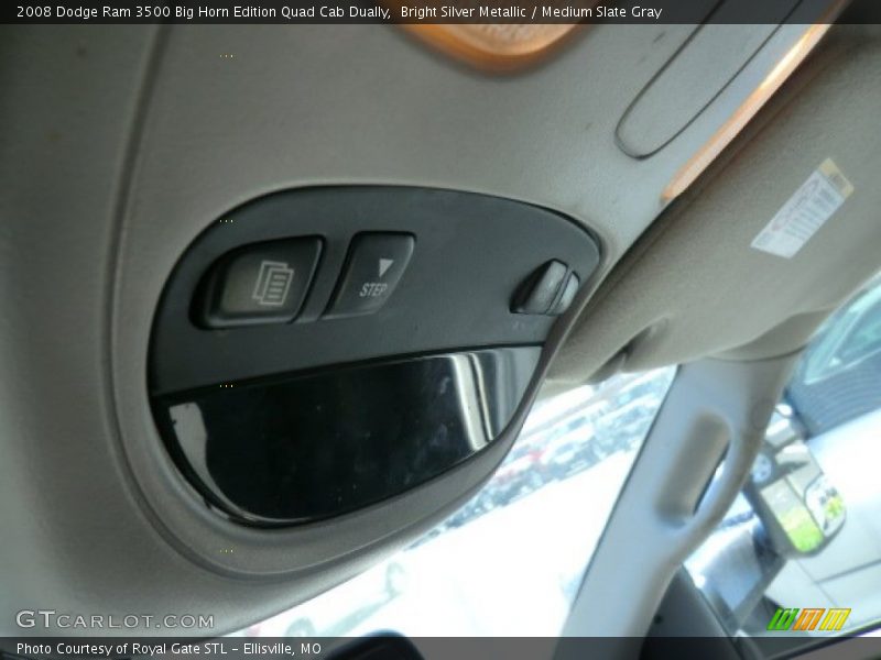 Bright Silver Metallic / Medium Slate Gray 2008 Dodge Ram 3500 Big Horn Edition Quad Cab Dually