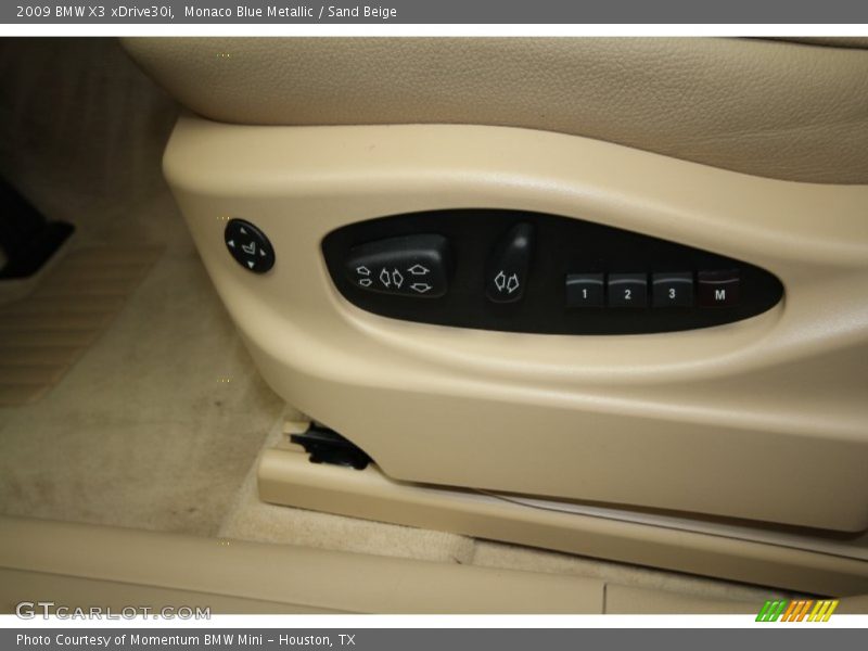 Monaco Blue Metallic / Sand Beige 2009 BMW X3 xDrive30i
