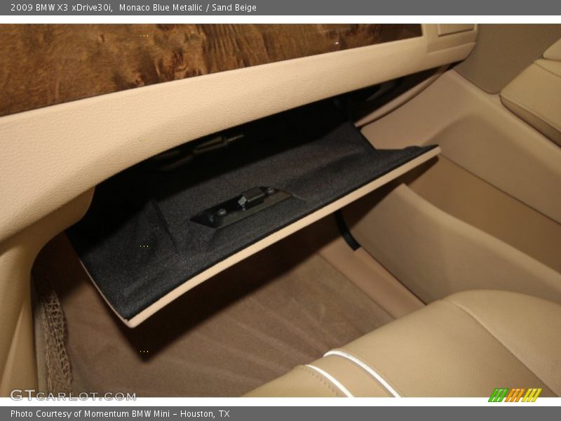 Monaco Blue Metallic / Sand Beige 2009 BMW X3 xDrive30i