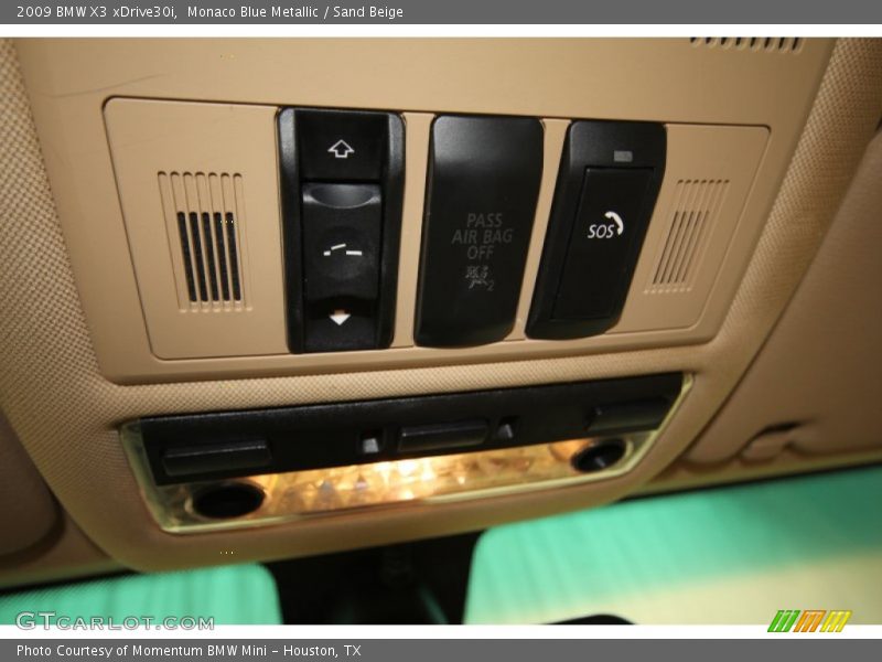 Monaco Blue Metallic / Sand Beige 2009 BMW X3 xDrive30i