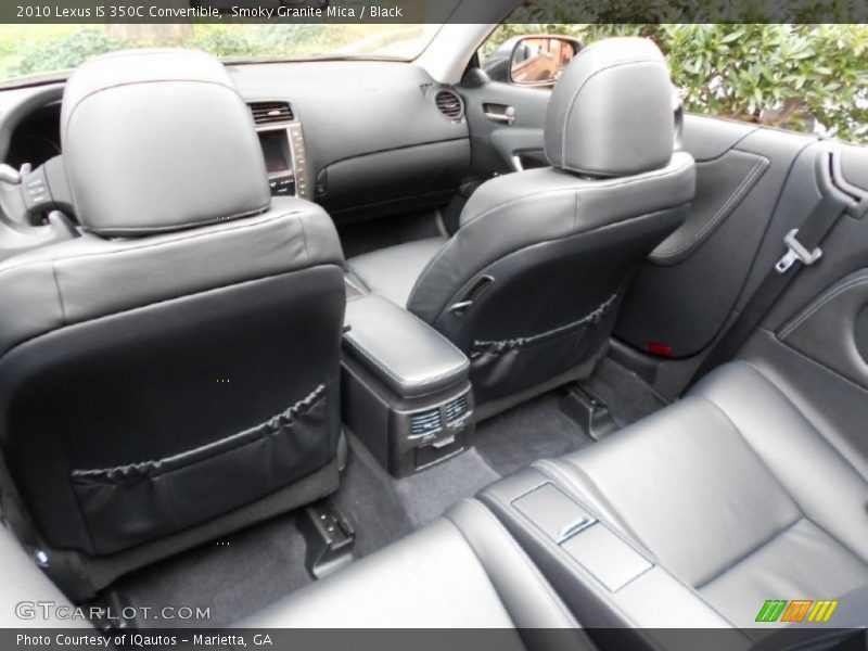 Smoky Granite Mica / Black 2010 Lexus IS 350C Convertible