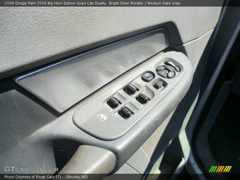 Bright Silver Metallic / Medium Slate Gray 2008 Dodge Ram 3500 Big Horn Edition Quad Cab Dually