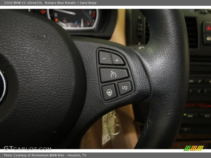 Monaco Blue Metallic / Sand Beige 2009 BMW X3 xDrive30i