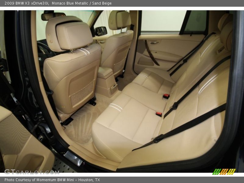 Monaco Blue Metallic / Sand Beige 2009 BMW X3 xDrive30i