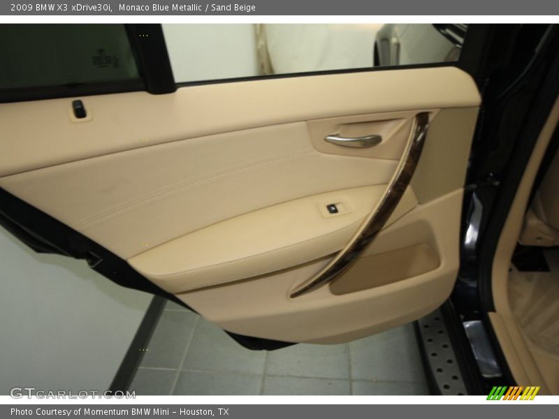 Monaco Blue Metallic / Sand Beige 2009 BMW X3 xDrive30i