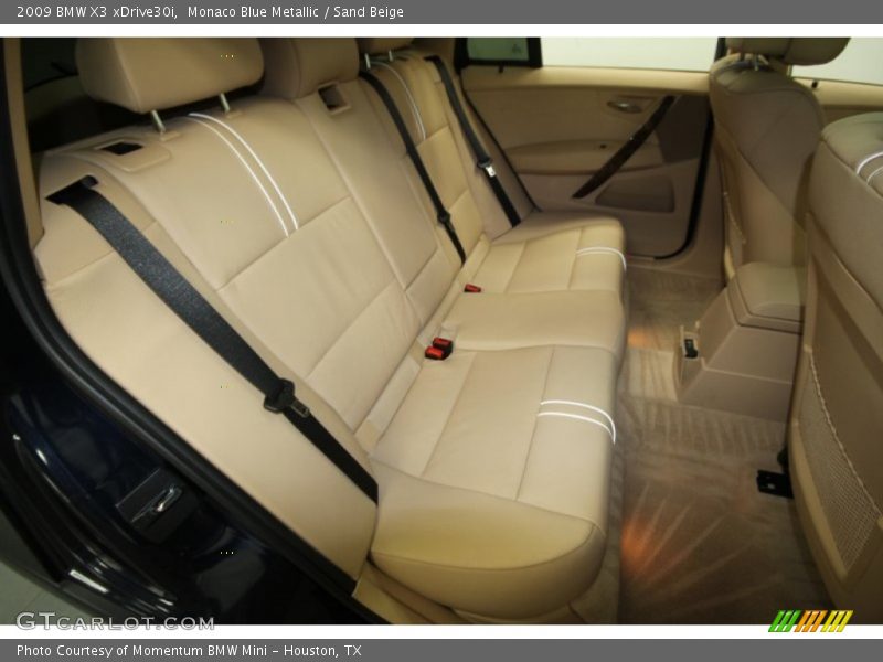 Monaco Blue Metallic / Sand Beige 2009 BMW X3 xDrive30i