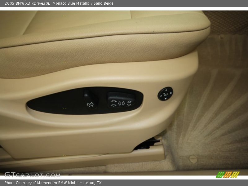 Monaco Blue Metallic / Sand Beige 2009 BMW X3 xDrive30i