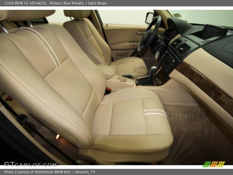 Monaco Blue Metallic / Sand Beige 2009 BMW X3 xDrive30i