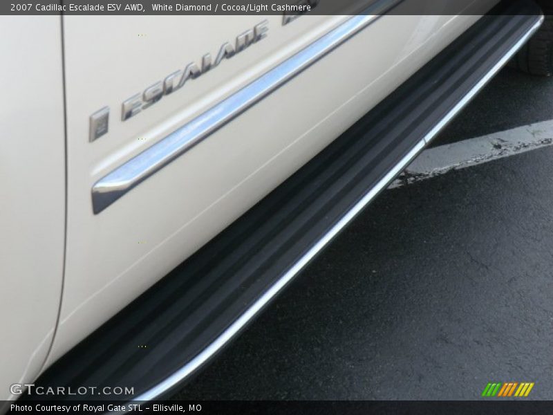 White Diamond / Cocoa/Light Cashmere 2007 Cadillac Escalade ESV AWD