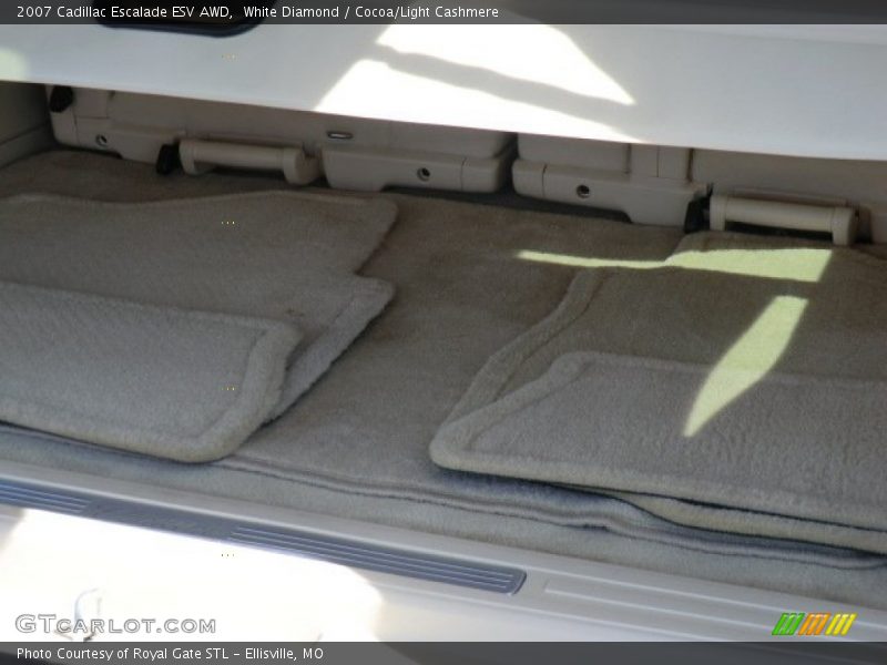 White Diamond / Cocoa/Light Cashmere 2007 Cadillac Escalade ESV AWD