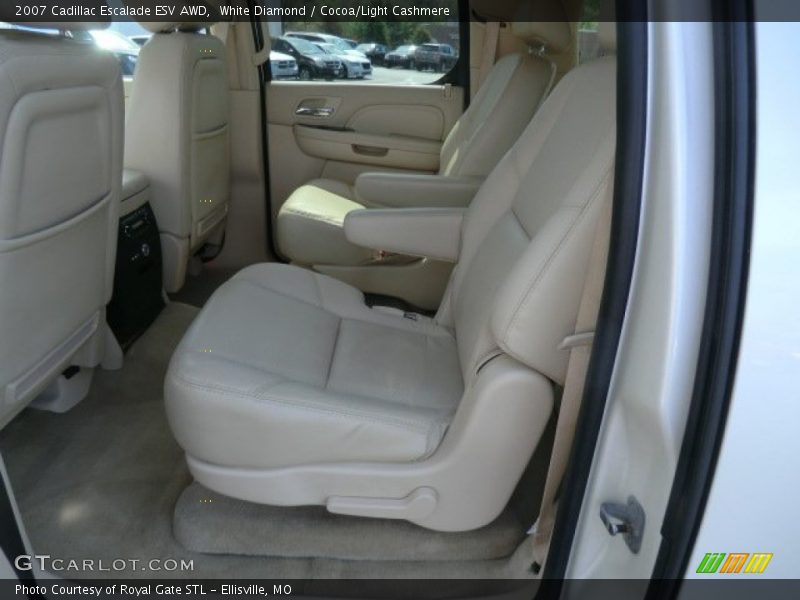 White Diamond / Cocoa/Light Cashmere 2007 Cadillac Escalade ESV AWD