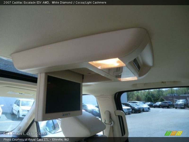 White Diamond / Cocoa/Light Cashmere 2007 Cadillac Escalade ESV AWD