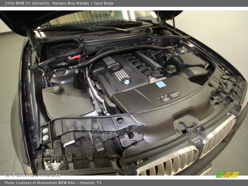 Monaco Blue Metallic / Sand Beige 2009 BMW X3 xDrive30i