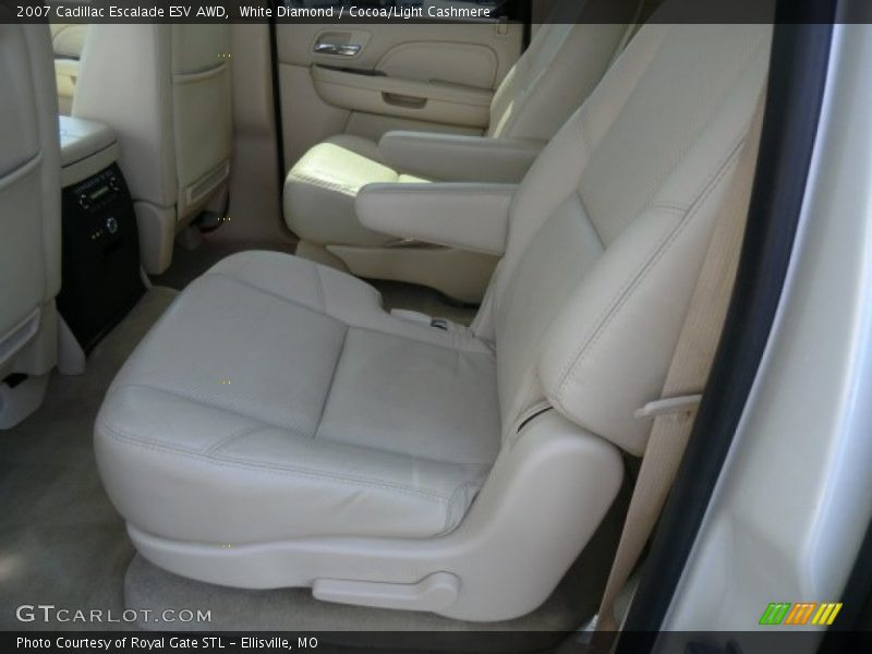 White Diamond / Cocoa/Light Cashmere 2007 Cadillac Escalade ESV AWD