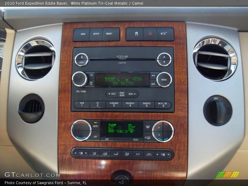 White Platinum Tri-Coat Metallic / Camel 2010 Ford Expedition Eddie Bauer