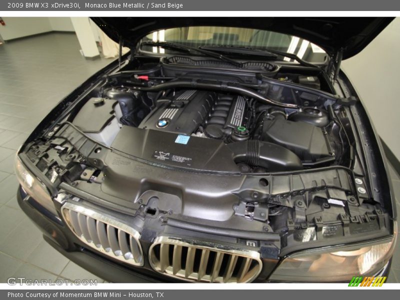 Monaco Blue Metallic / Sand Beige 2009 BMW X3 xDrive30i